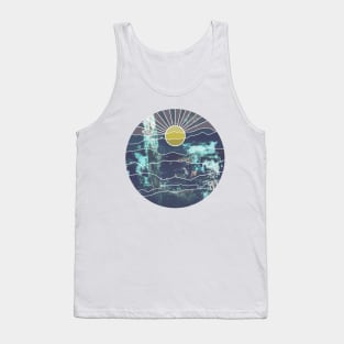 Abstract sun Tank Top